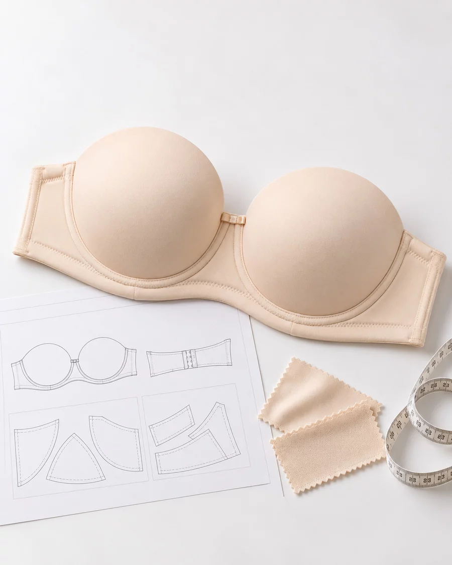 Wireless full coverage comfort bra — OEM production from customer design